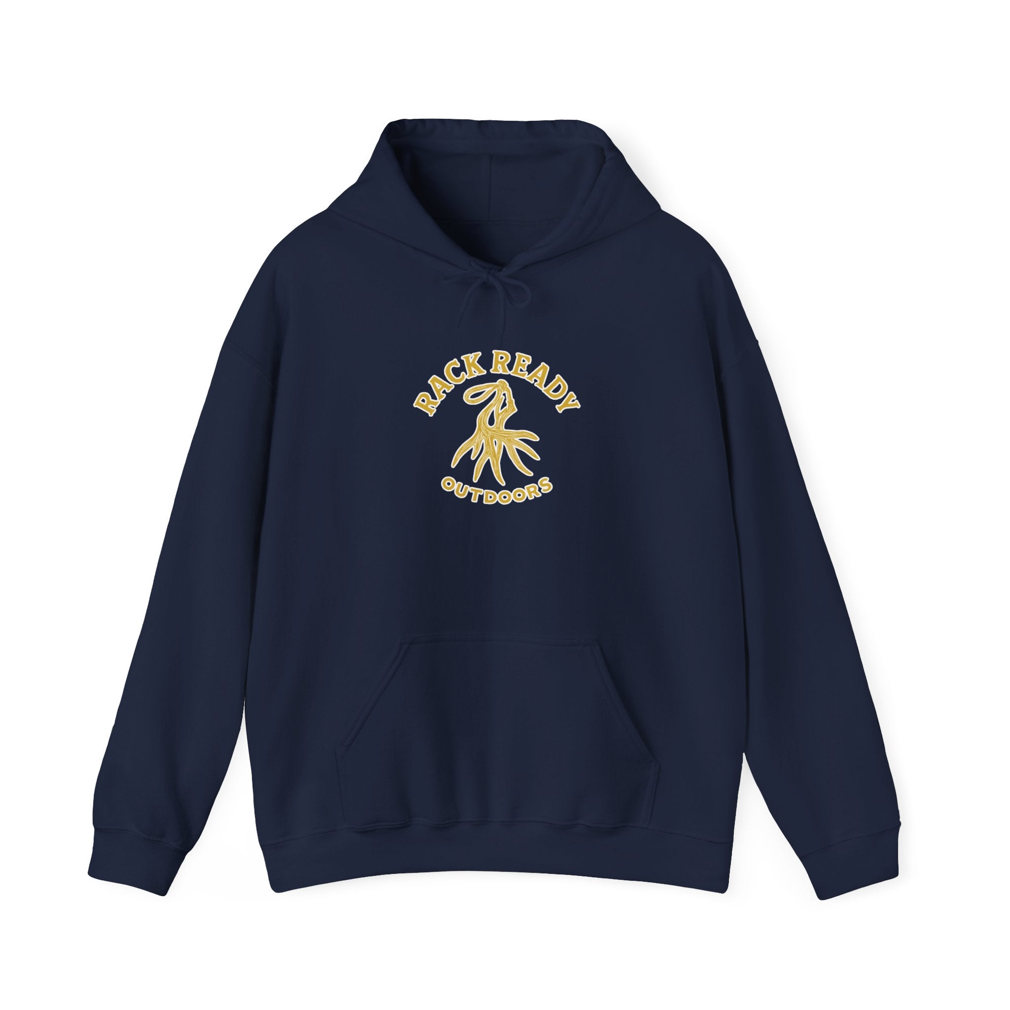 Rack Ready Outdoors Logo Hoodie Blue/gold
