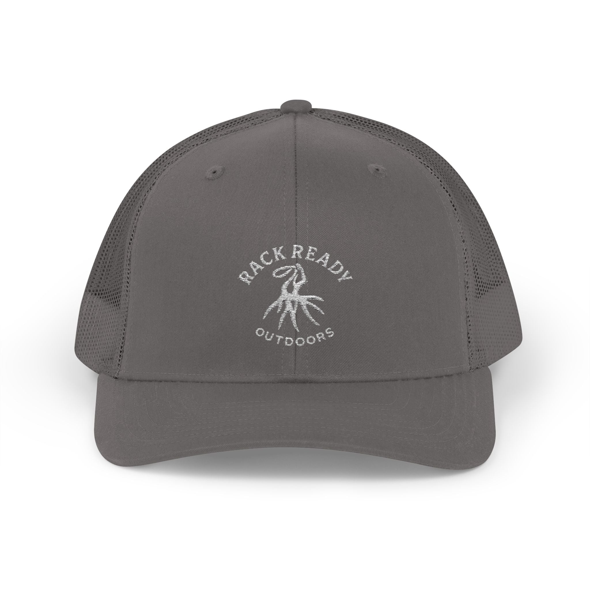 Rack Ready Outdoors - Snapback Hat White Stitch