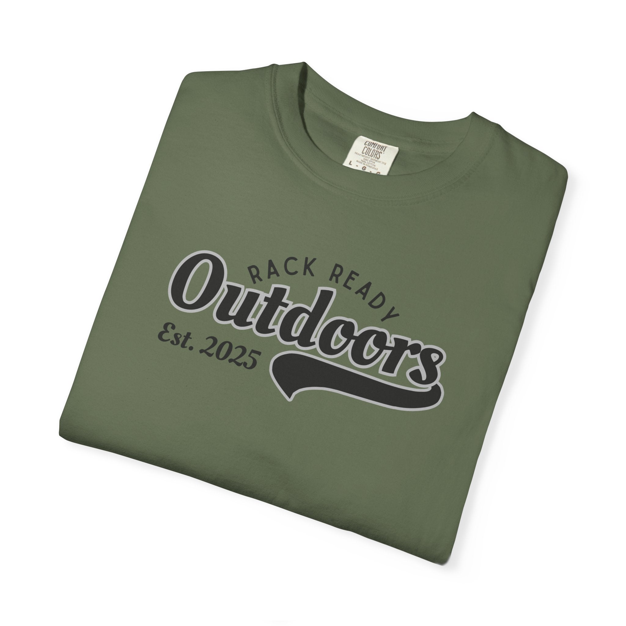 Rack Ready Outdoors Est. 2025 T-shirt