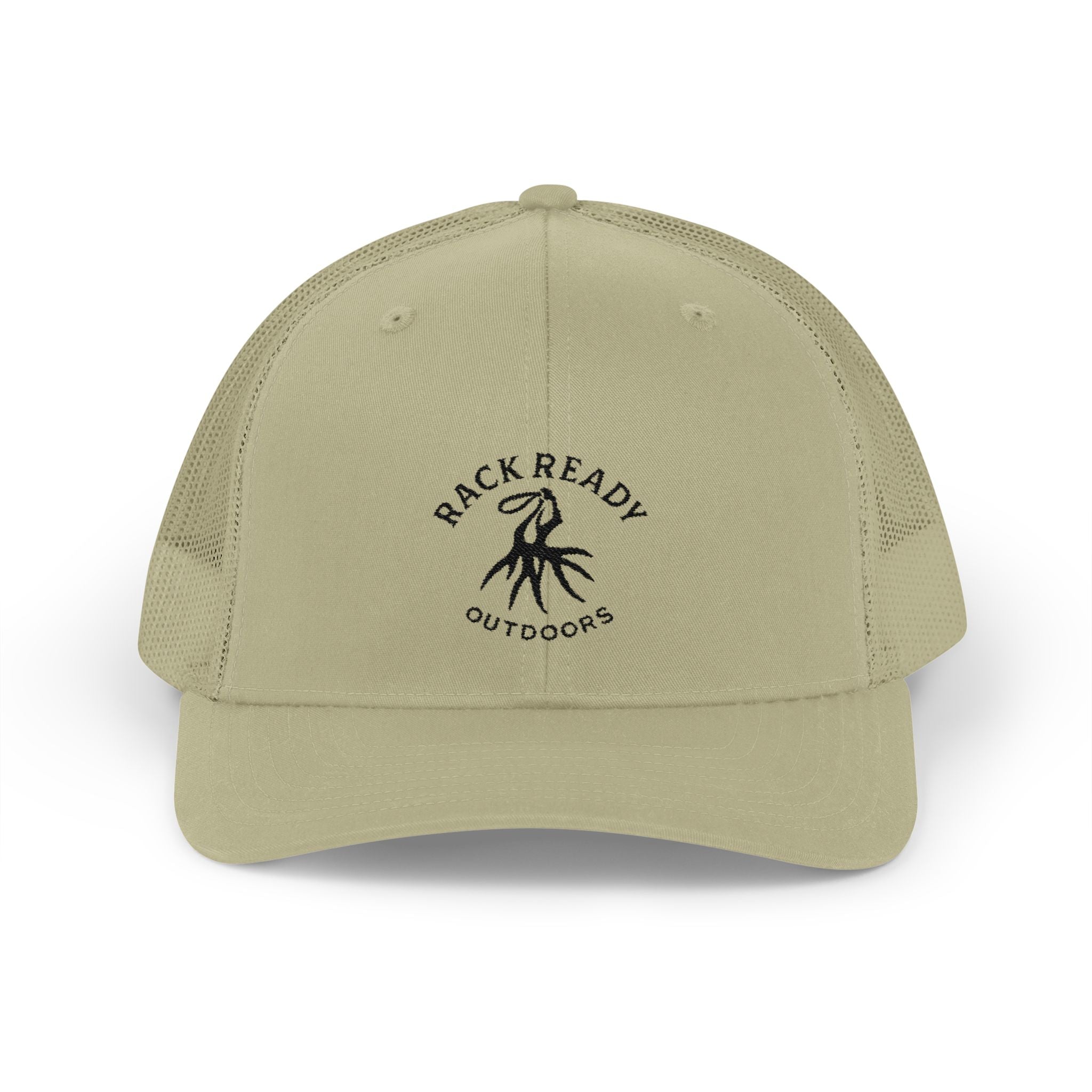 Rack Ready Outdoors - Snapback Hat- Black Stitch