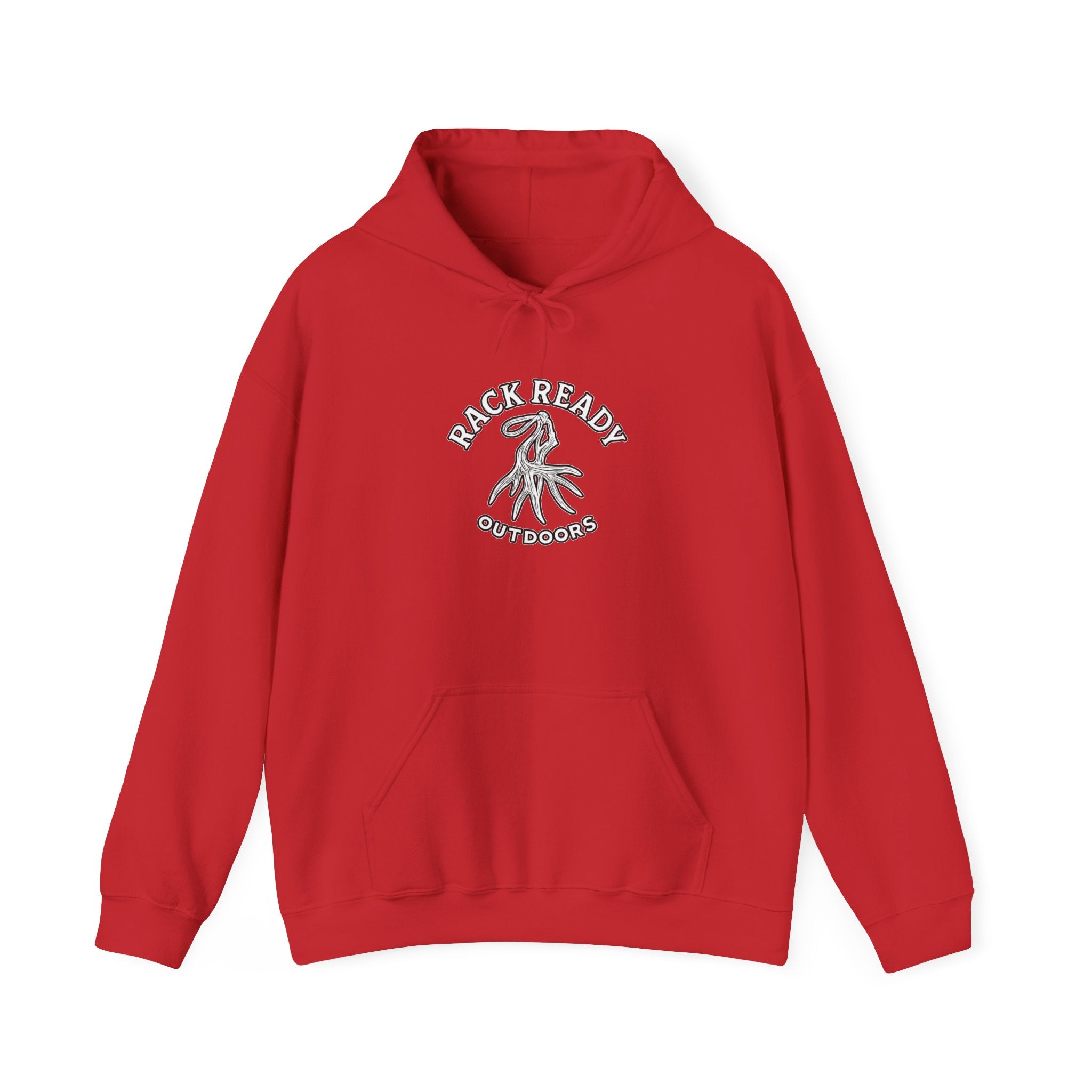 Rack Ready Outdoors Logo Hoodie Red/white