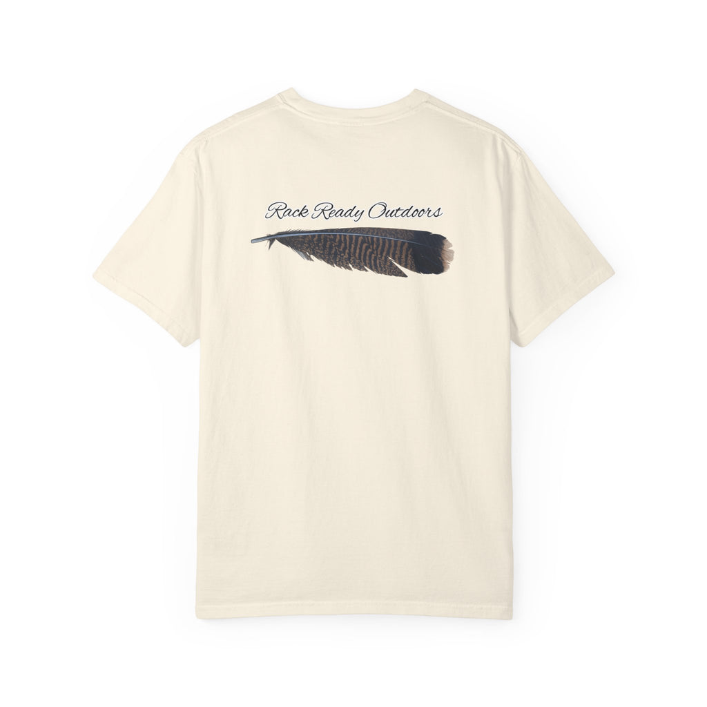 Turkey Feather T-Shirt — Casual Feather Graphic Tee