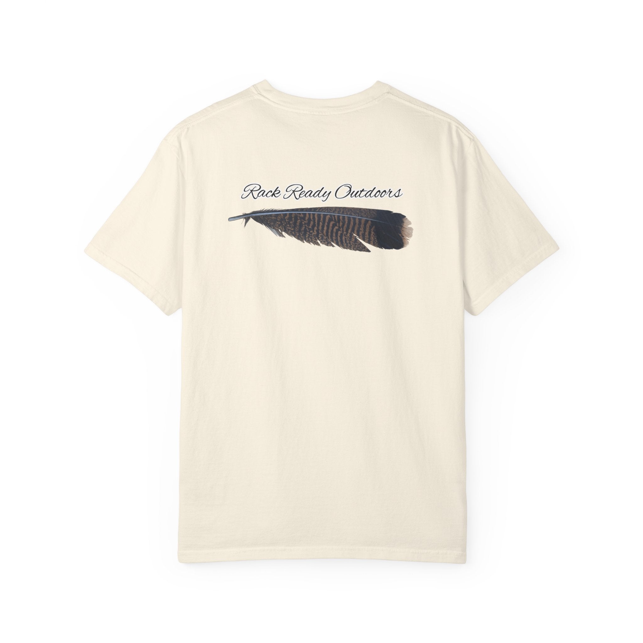 Turkey Feather T-Shirt — Casual Feather Graphic Tee