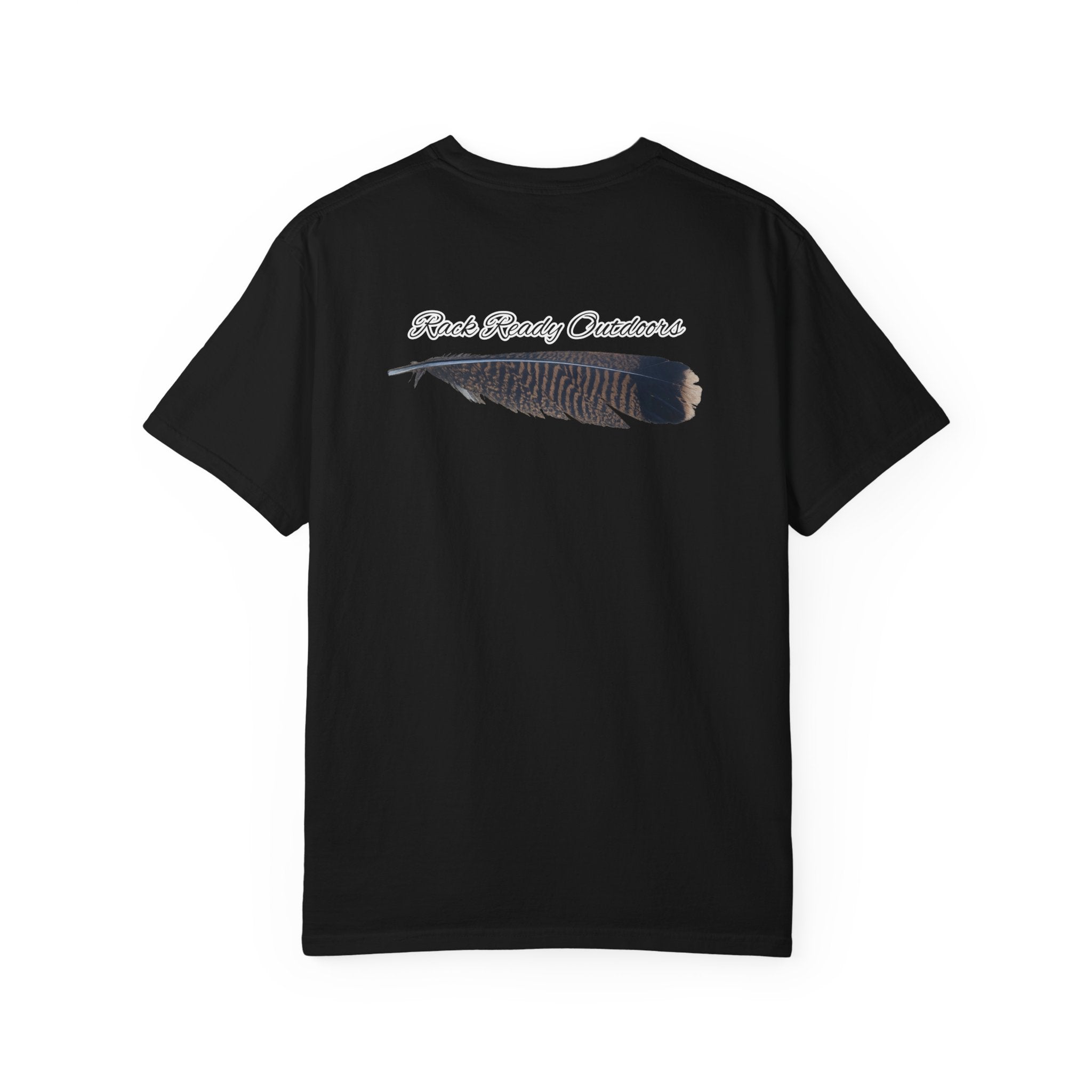 Turkey Feather T-Shirt — Casual Feather Graphic Tee