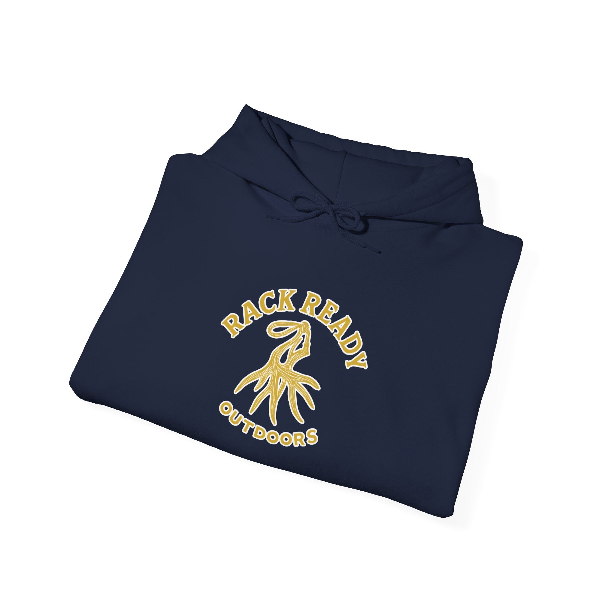 Rack Ready Outdoors Logo Hoodie Blue/gold