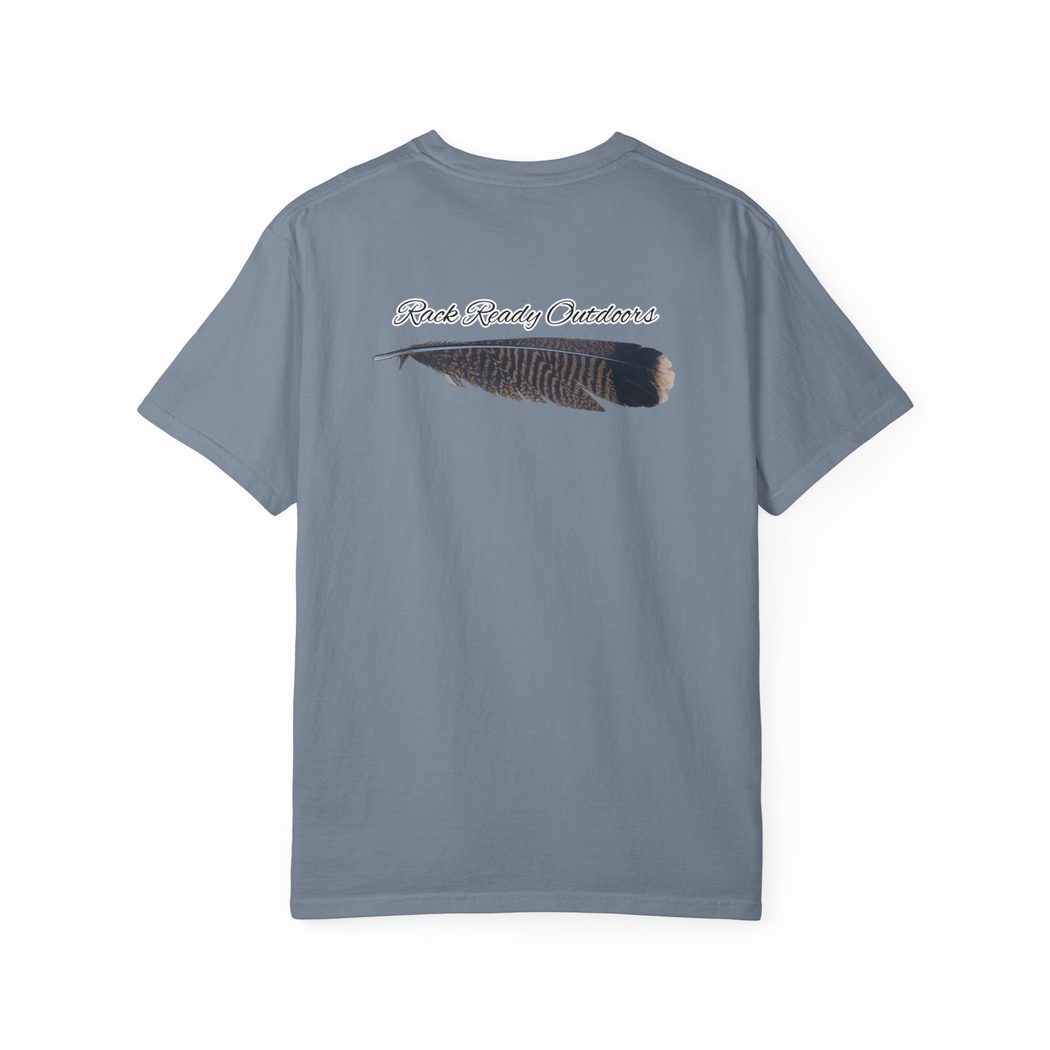 Turkey Feather T-Shirt — Casual Feather Graphic Tee