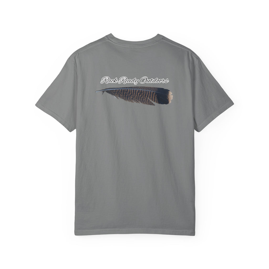 Turkey Feather T-Shirt — Casual Feather Graphic Tee