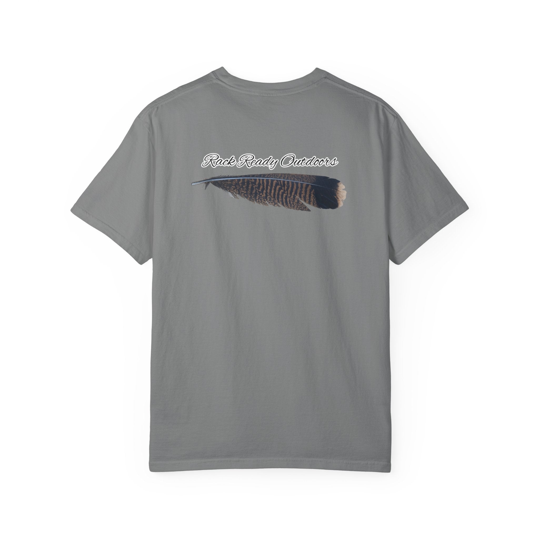 Turkey Feather T-Shirt — Casual Feather Graphic Tee