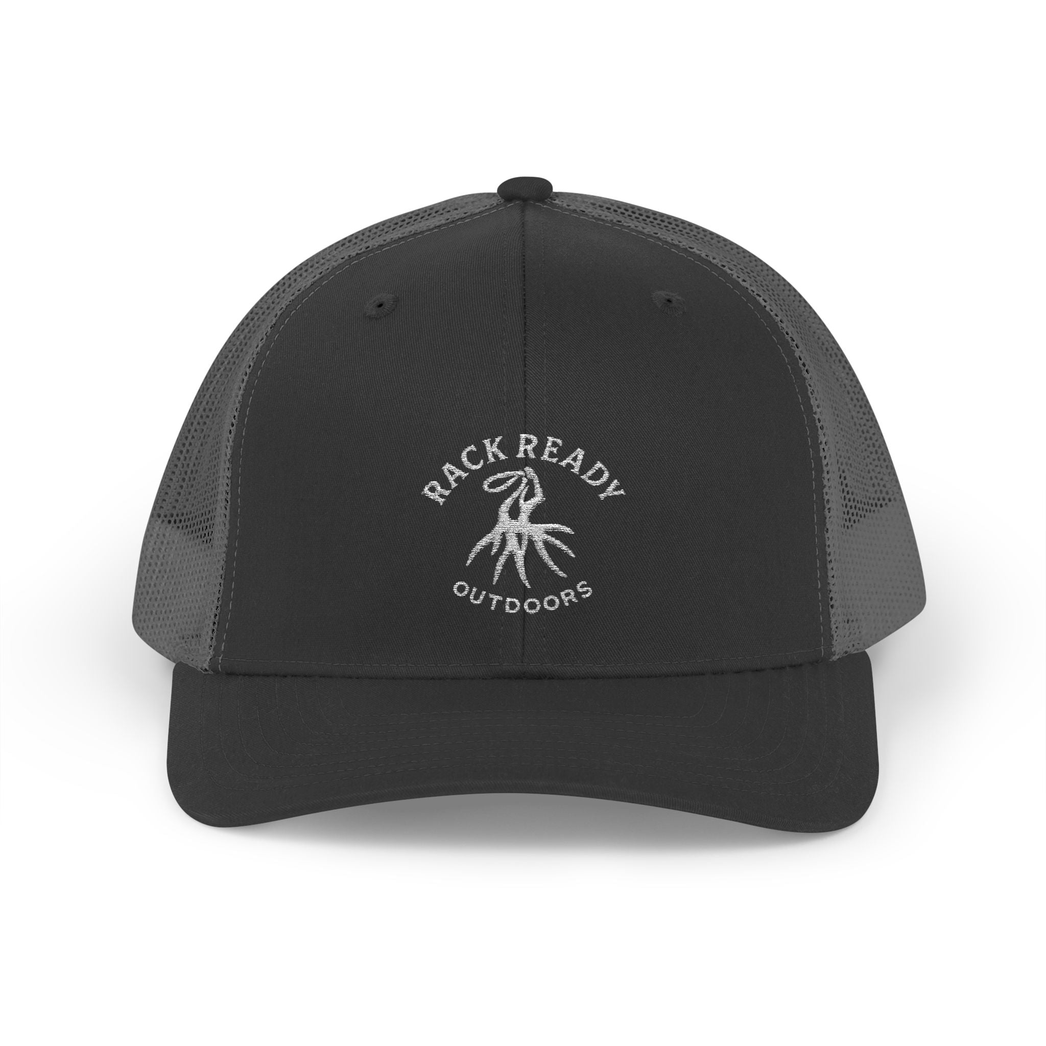 Rack Ready Outdoors - Snapback Hat White Stitch
