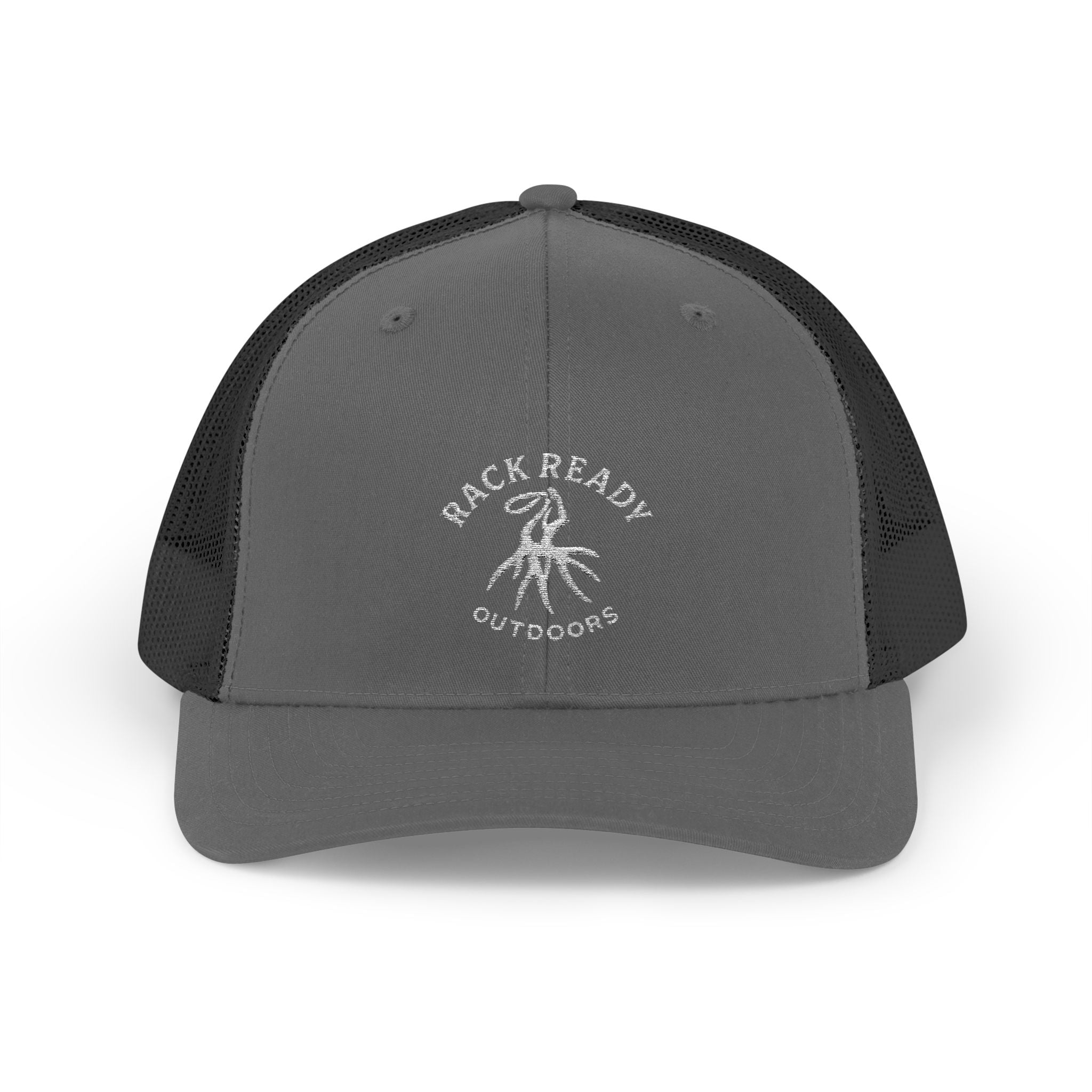 Rack Ready Outdoors - Snapback Hat White Stitch
