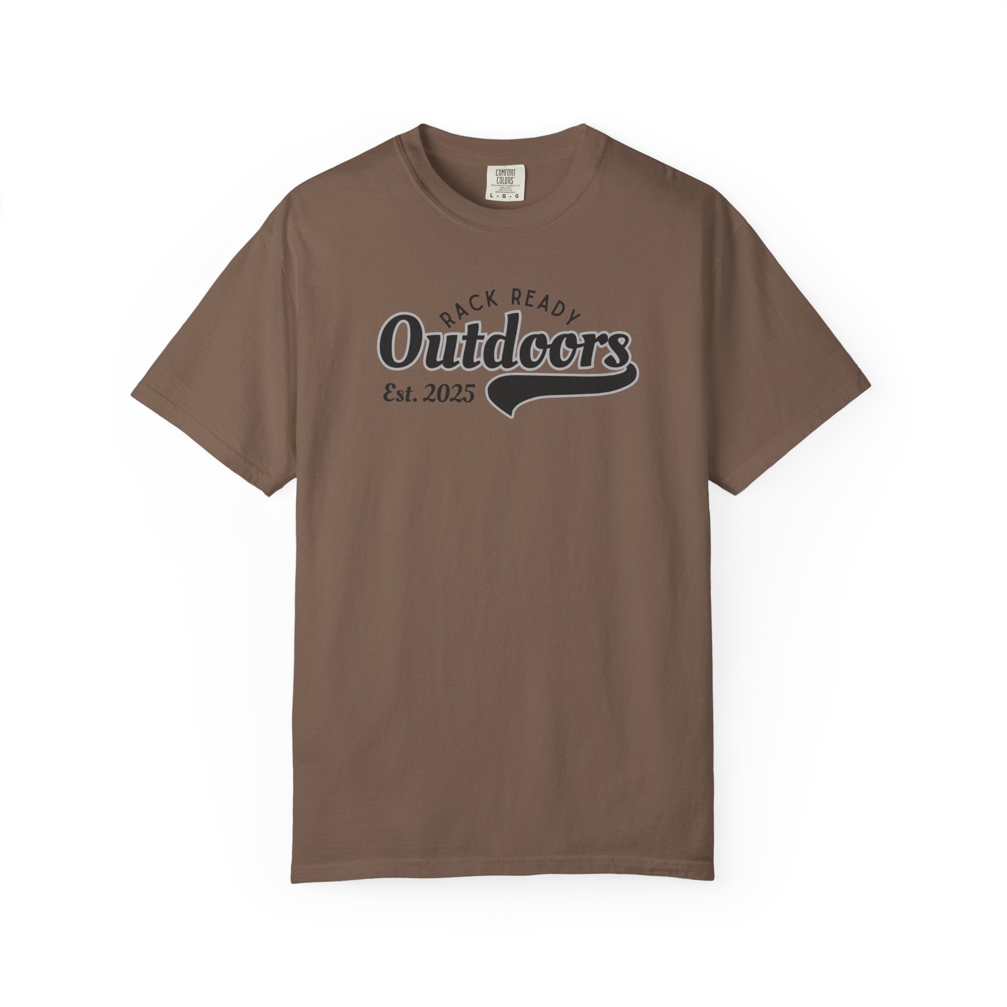Rack Ready Outdoors Est. 2025 T-shirt