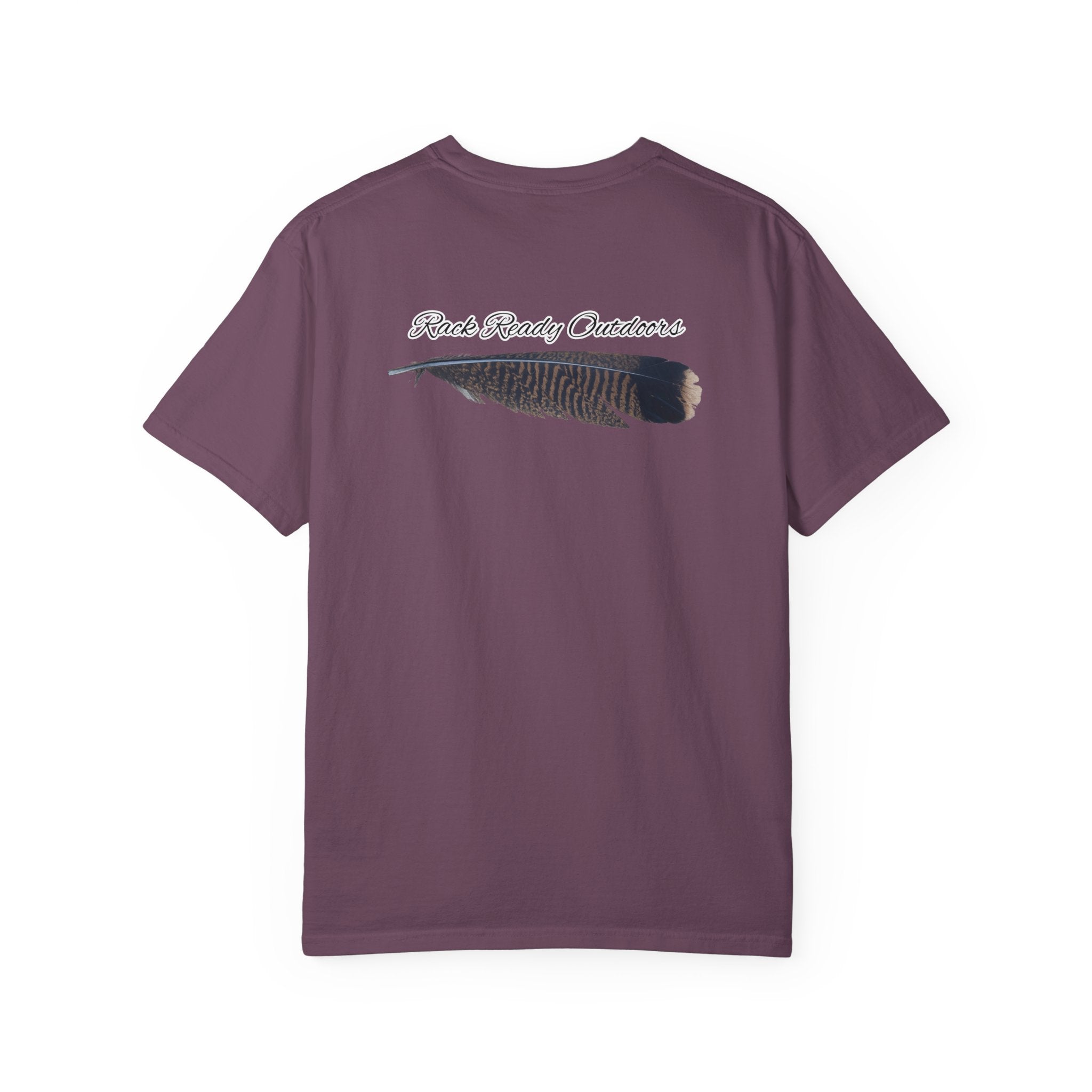 Turkey Feather T-Shirt — Casual Feather Graphic Tee