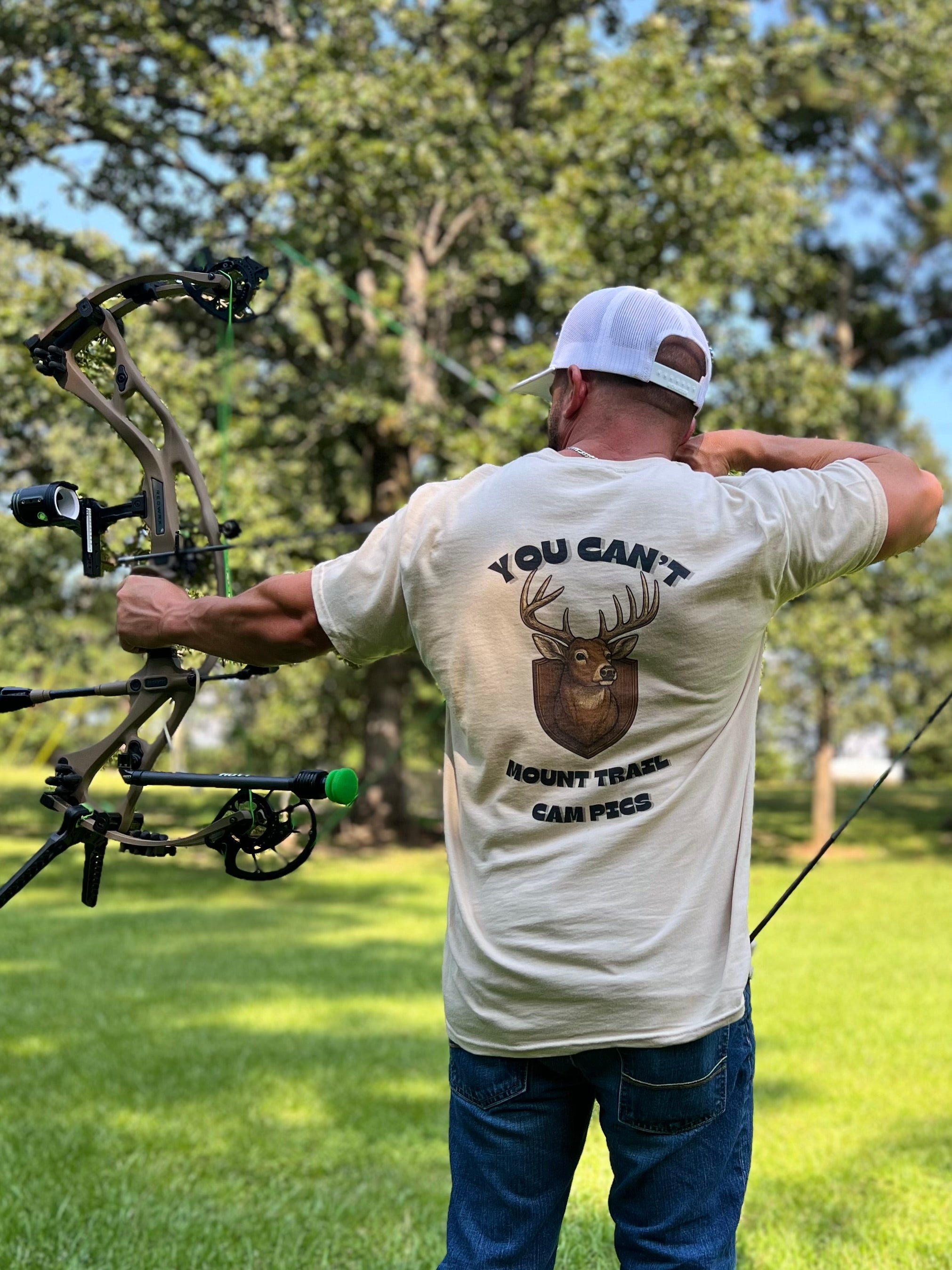 You Can't Mount Trail Cam Pics Tee Gildan