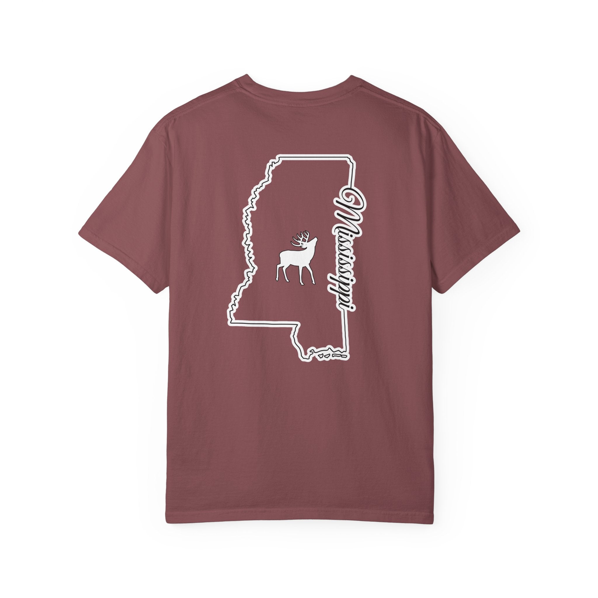 RRO- Game Day T-shirt Mississippi Maroon/white