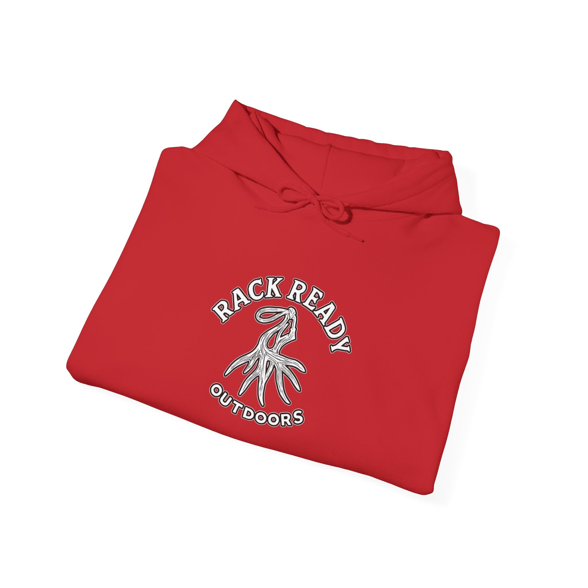 Rack Ready Outdoors Logo Hoodie Red/white