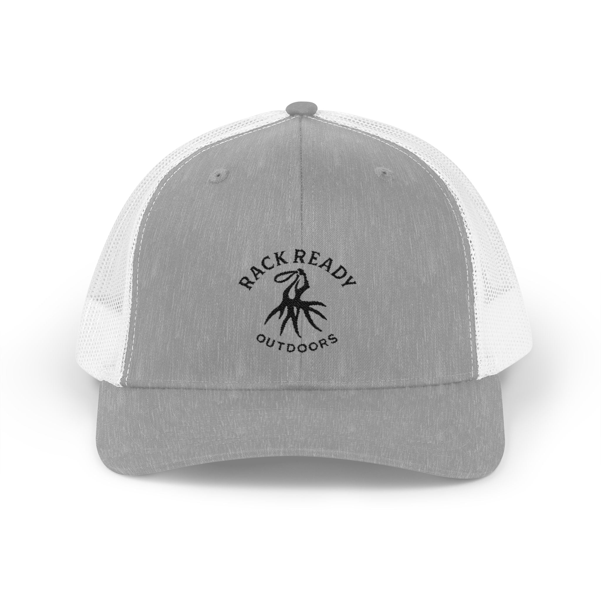 Rack Ready Outdoors - Snapback Hat- Black Stitch