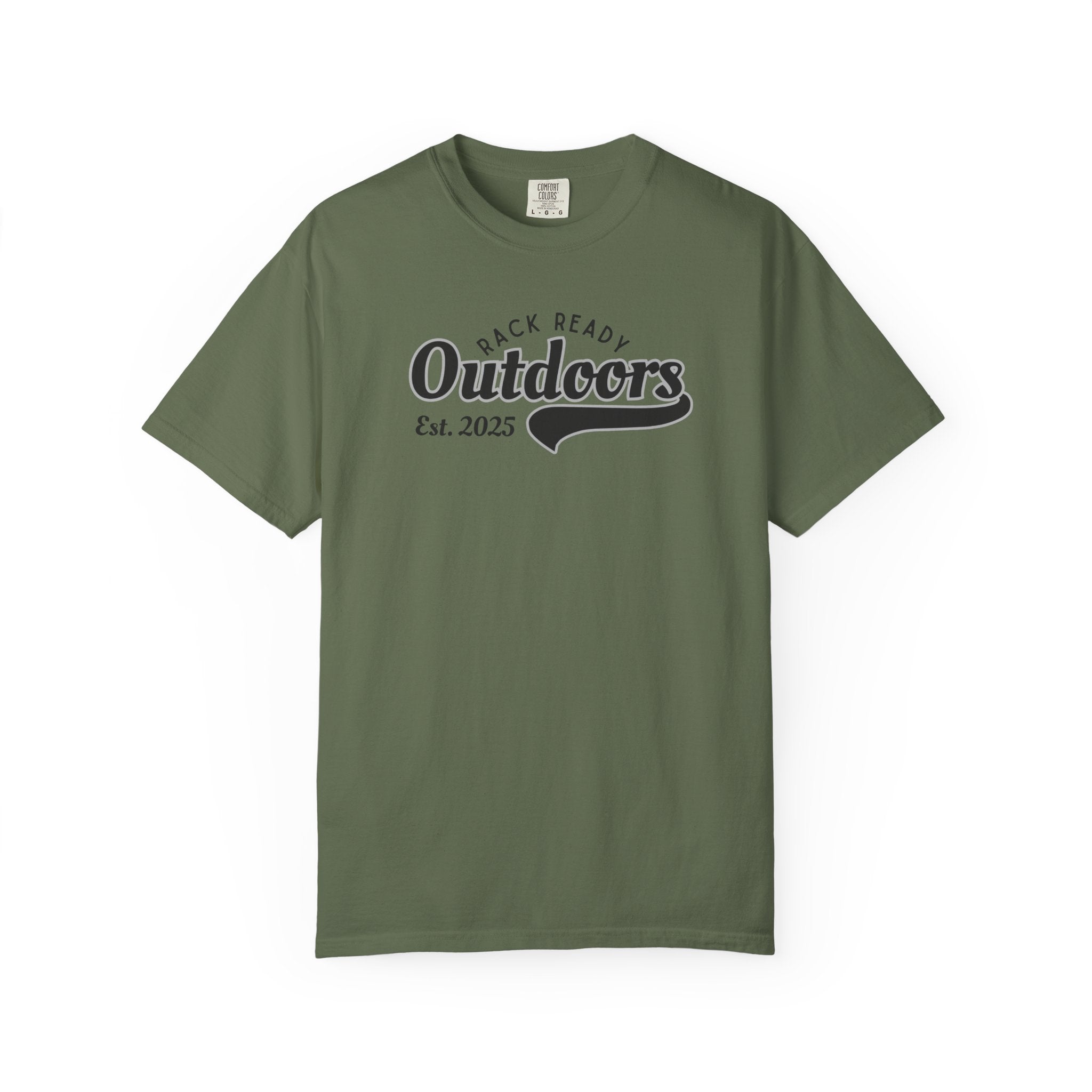 Rack Ready Outdoors Est. 2025 T-shirt