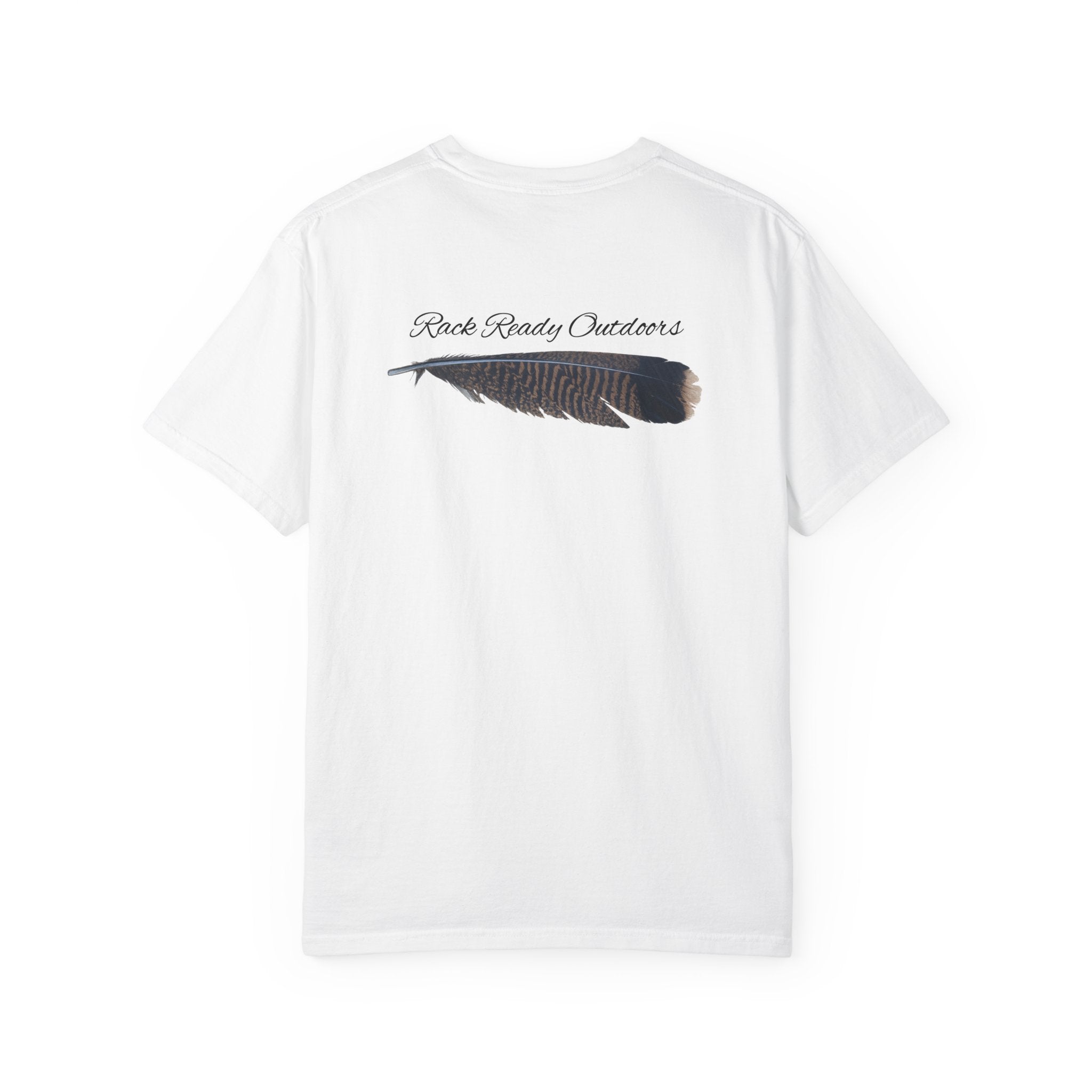 Turkey Feather T-Shirt — Casual Feather Graphic Tee