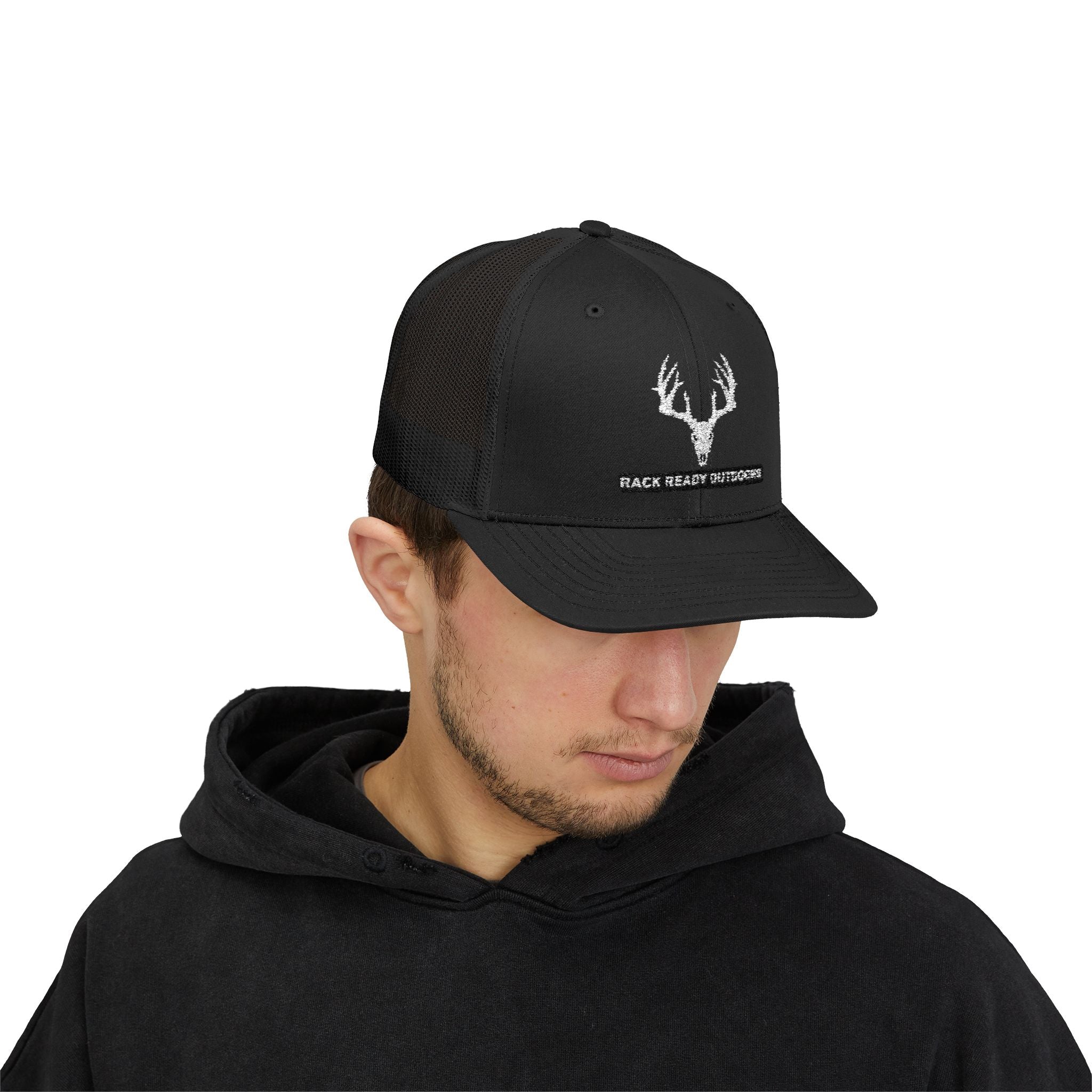 Buck Skull Snapback Hat