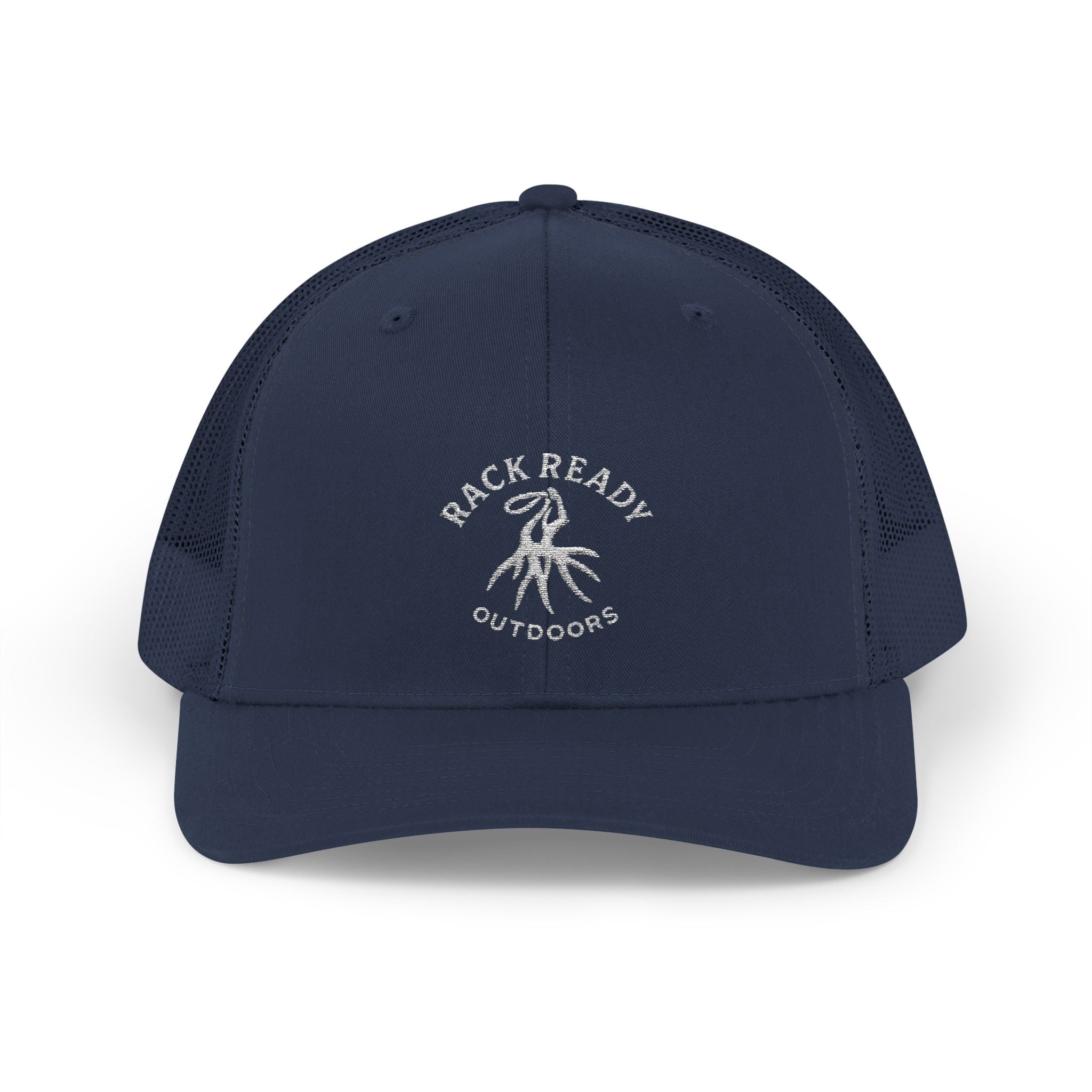Rack Ready Outdoors - Snapback Hat White Stitch