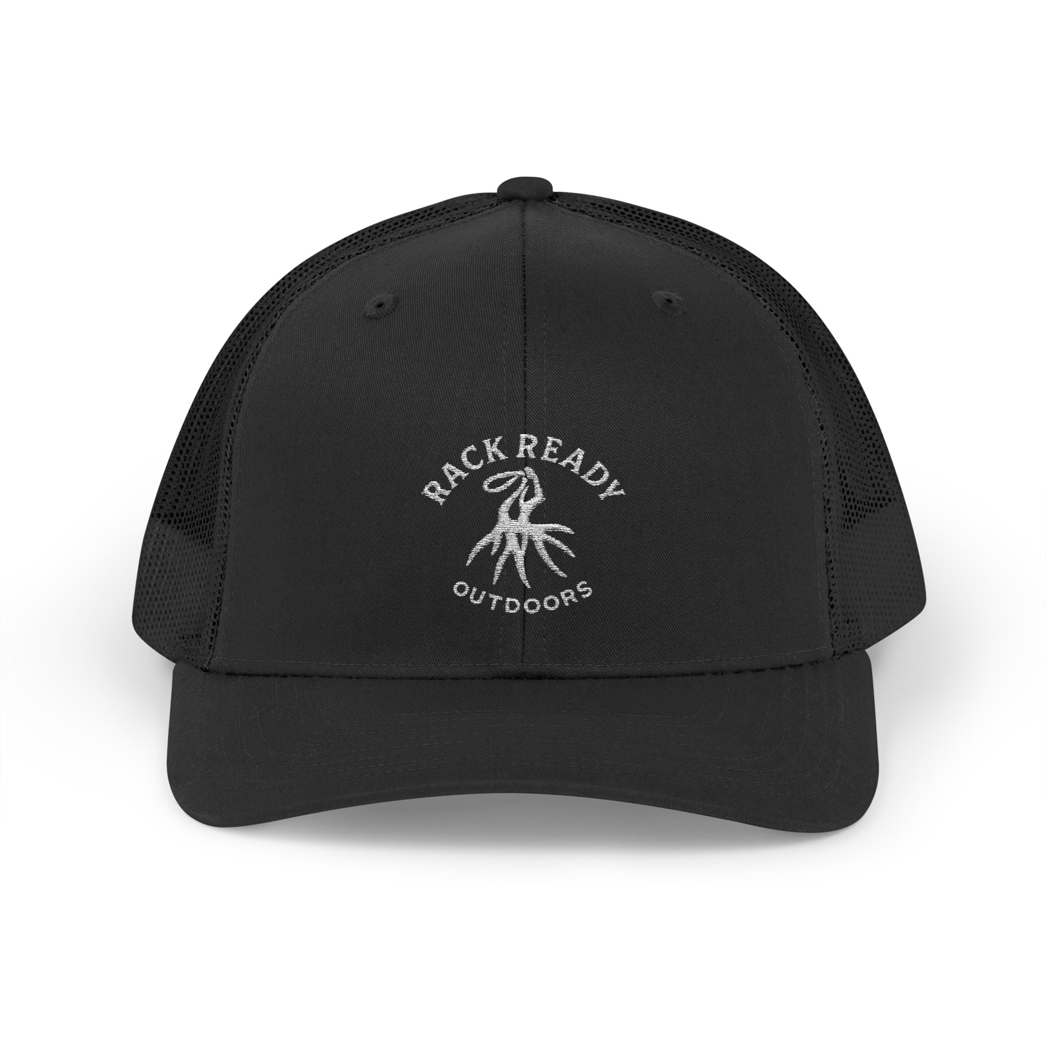 Rack Ready Outdoors - Snapback Hat White Stitch