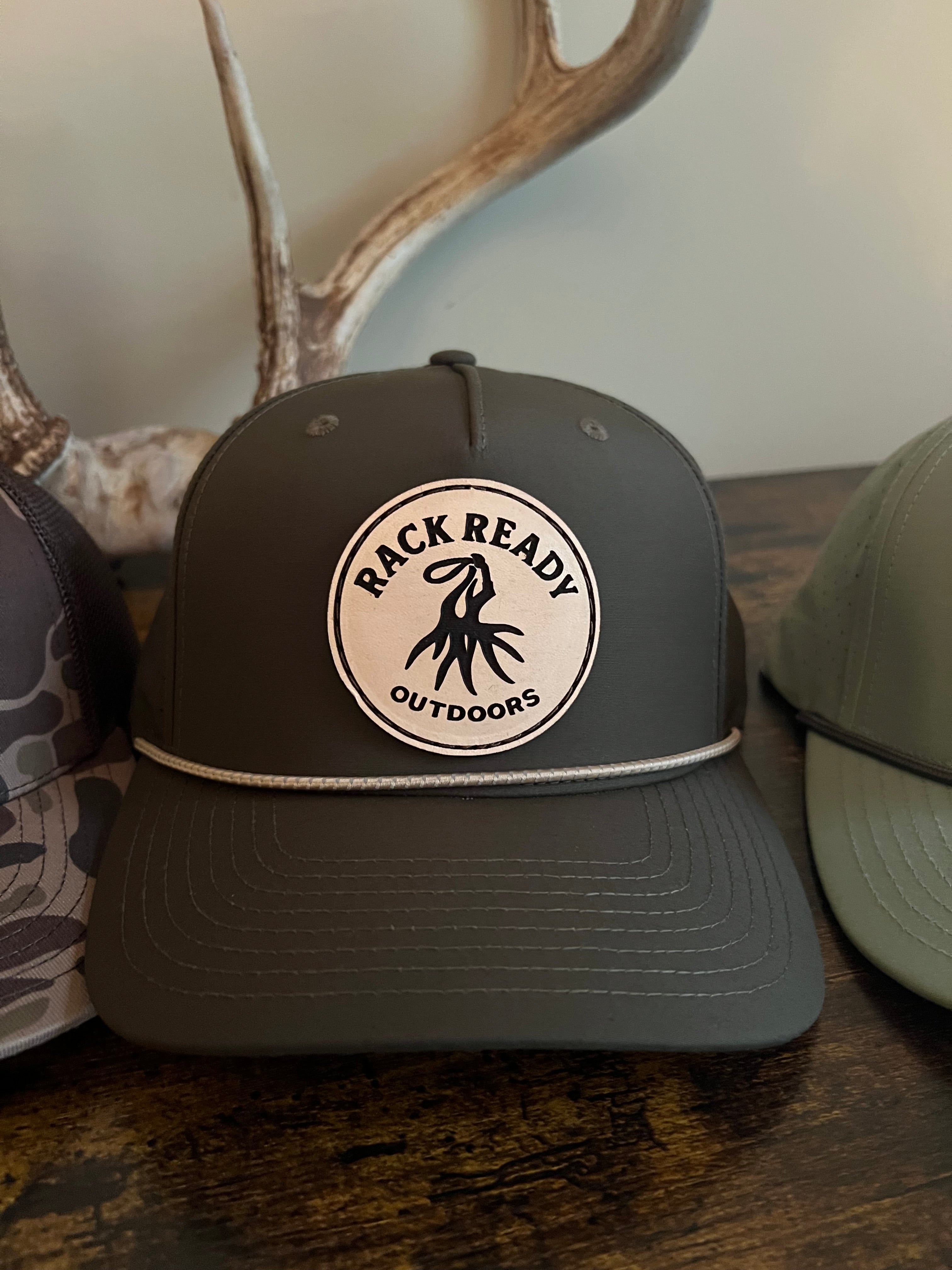 Rack Ready Outdoors 355-LP Richardson Leather Patch Cap-Brown